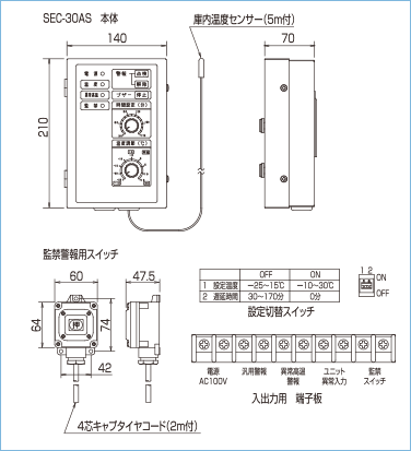 電子温度警報器